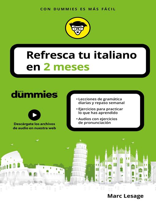 Title details for Refresca tu italiano en 2 meses para dummies by Marc Lesage - Wait list